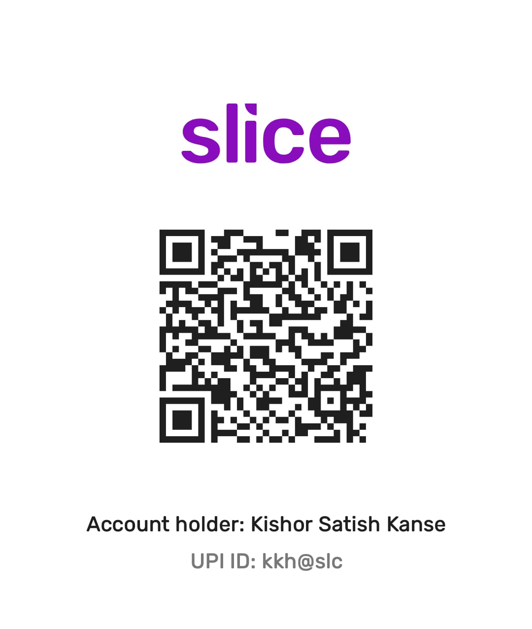 Scan & Pay QR Code
